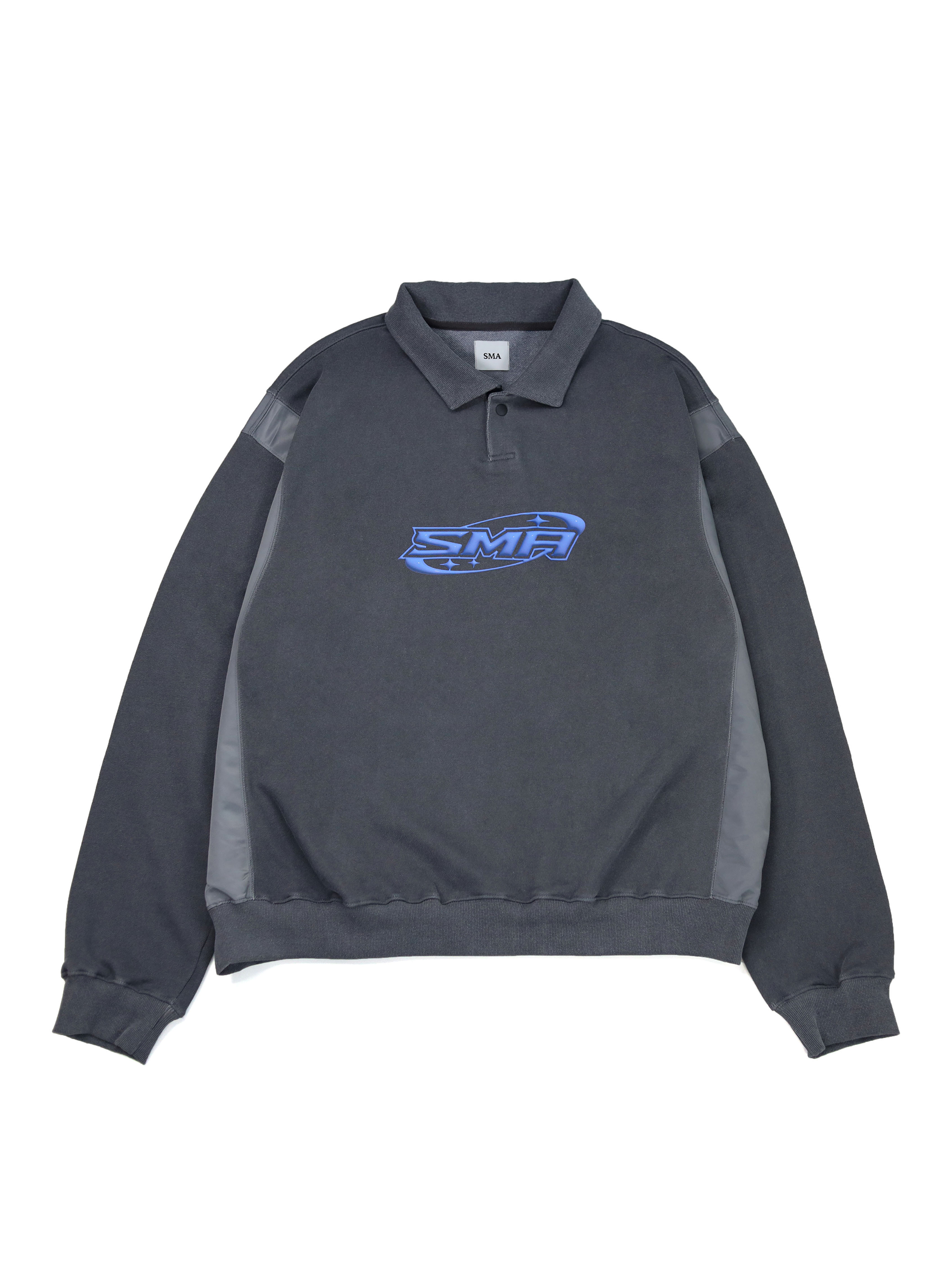 Space-Logo Collar Sweatshirt(Over-Fit) Unisex